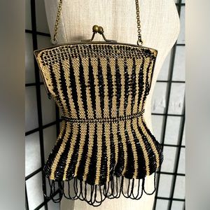 Chico’s Beaded Fringe Purse